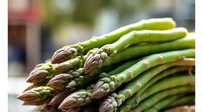 Frühlingsmarkt-Event mit frischem Spargel