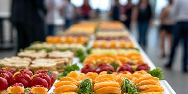 Team-Event-Catering mit gesunden Snacks